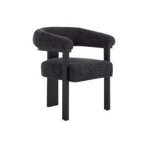 [NEW VERSION]Silla con reposabrazos de tela rizada y madera…