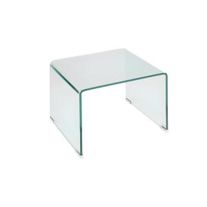 Mesa de noche - Cristal templado curvado - SUZANA