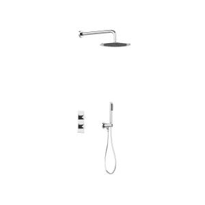 Conjunto de ducha encastrable con grifo mezclador termostát…