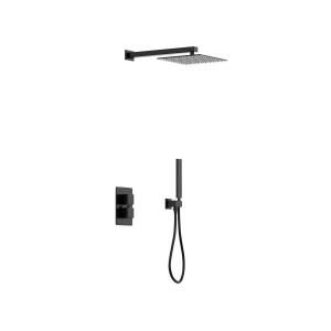 Conjunto de ducha encastrable con grifo mezclador termostát…