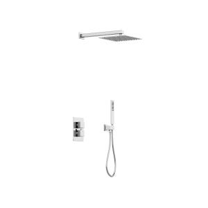 Conjunto de ducha encastrable con grifo mezclador termostát…