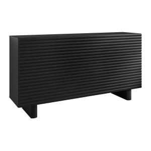Cómoda de 6 cajones - MDF - Negro - LUDIMA