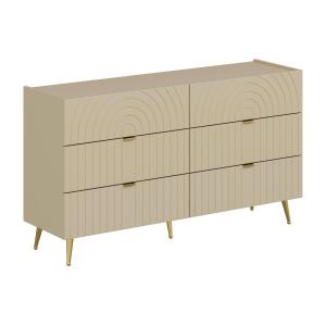 Cómoda 6 cajones - Beige - NORSIM de Pascal Morabito