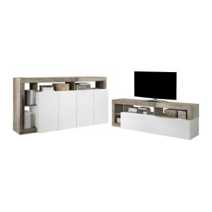 Conjunto Aparador y Mueble TV - Comedor contemporáneo SEFRO…