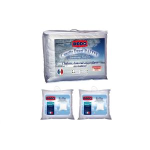Pack DODO edredón natural 220 x 240 cm   2 almohadas de plu…