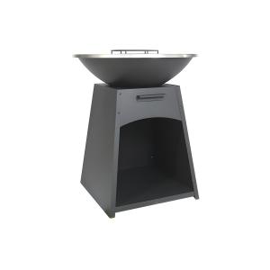 Barbacoa plancha brasero de acero - Ancho 81 x Prof. 81 x A…