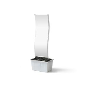 Fuente de exterior de acero inoxidable - Alt. 130 cm - Plat…