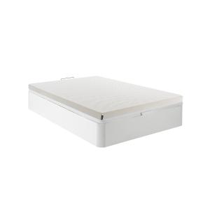 Conjunto de canapé abatible blanco   colchón de espuma dese…