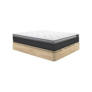 Conjunto de canapé abatible de 180 x 200 cm natural claro  …