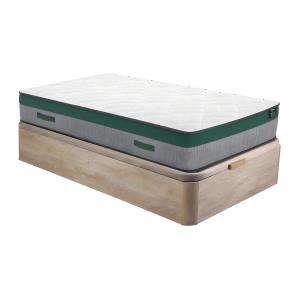 Conjunto de canapé abatible de 90 x 200 cm natural claro  …