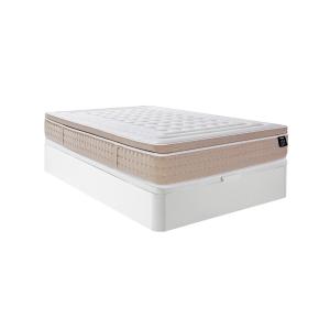 Conjunto de canapé abatible de 160 x 200 cm blanco   colchó…