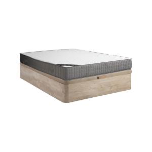 Conjunto de canapé abatible de 160 x 200 cm natural claro  …