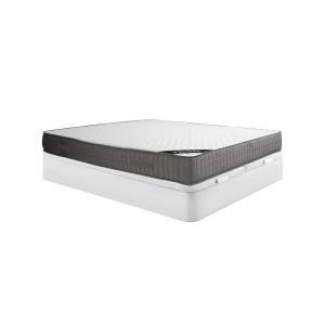 Conjunto de canapé abatible de 180 x 200 cm blanco   colchó…
