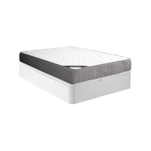 Conjunto de canapé abatible de 160 x 200 cm blanco   colchó…