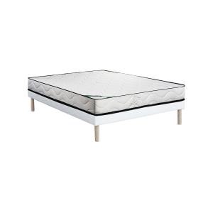 Conjunto de 160 x 200 cm somier tapizado   colchón de espum…