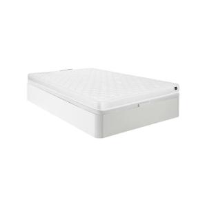 Conjunto de canapé abatible blanco   colchón de espuma 15 c…