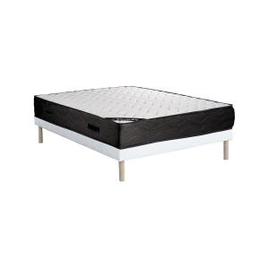 Conjunto de somier tapizado de 160 x 200 cm   colchón de mu…
