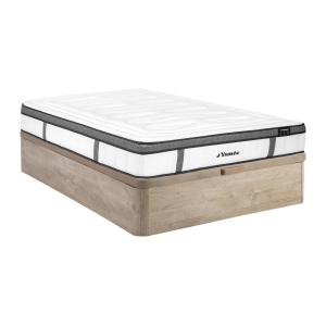 Conjunto de canapé abatible de 160 x 200 cm natural claro  …