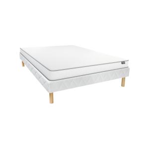 Conjunto 140 x 190 cm somier   colchón de espuma ép.12 cm -…