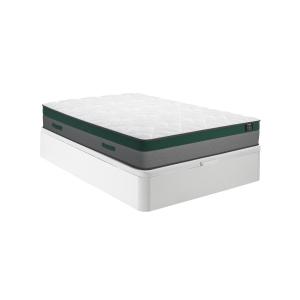 Cama 140 x 190 cm - canapé abatible blanco   colchón de mue…
