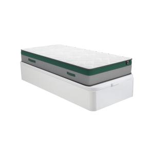 Cama 90 x 190 cm - canapé abatible blanco   colchón de muel…