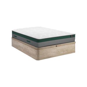Cama 140 x 190 cm - canapé abatible natural claro   colchón…
