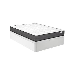 Conjunto de canapé abatible blanco   colchón de muelles ens…