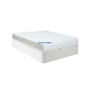 Conjunto 140 x 190 cm canapé blanco   colchón de espuma de…