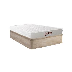 Conjunto de canapé abatible de 140 x 190 cm color natural c…