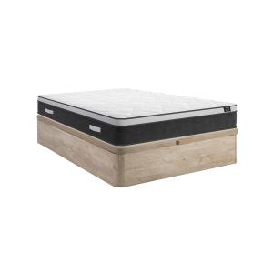 Conjunto somier canapé 140 x 190 cm natural claro   colchón…