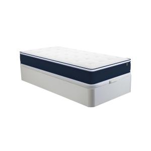Conjunto somier baúl blanco   colchón de muelles ensacados…