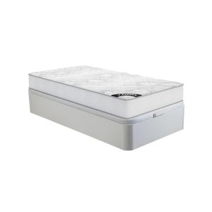 Conjunto somier arcón blanco   colchón de muelles ensacados…
