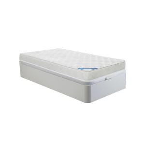 Conjunto somier arcón blanco   colchón de espuma - 90 x 190…
