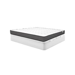 Conjunto de canapé abatible blanco   colchón de muelles ens…