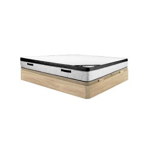 Conjunto somier canapé natural claro   colchón espuma prof.…