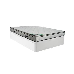 Conjunto somier canapé blanco   colchón de espuma y tela de…