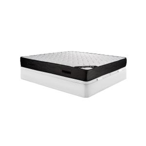 Conjunto somier canapé blanco   colchón de muelles ensacado…