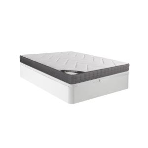 Conjunto somier canapé de 160 x 200 cm blanco   colchón de…