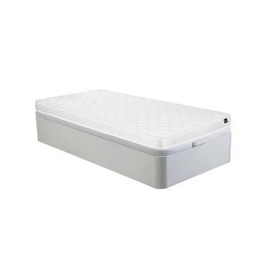 Conjunto somier baúl blanco   colchón de espuma de 15 cm de…