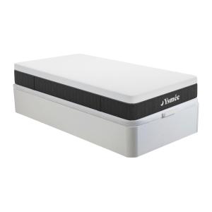 Conjunto de canapé abatible blanco   colchón de muelles ens…
