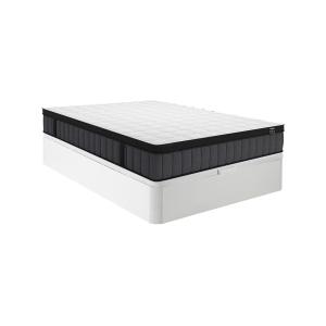 Conjunto de canapé abatible de 140 x 190 cm blanco   colchó…