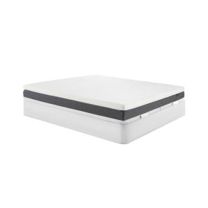 Conjunto de canapé abatible de 180 x 200 cm blanco   colchó…