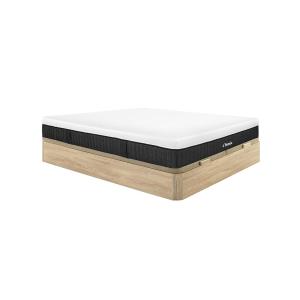 Conjunto de canapé abatible de 180 x 200 cm natural claro  …