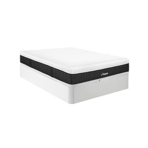 Conjunto de canapé abatible de 140 x 190 cm blanco   colchó…