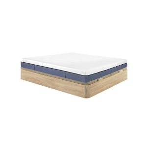 Conjunto de canapé abatible de 180 x 200 cm natural claro  …