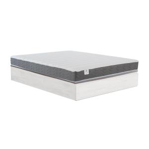 Conjunto de canapé abatible de 140 x 190 cm con cajón blanc…