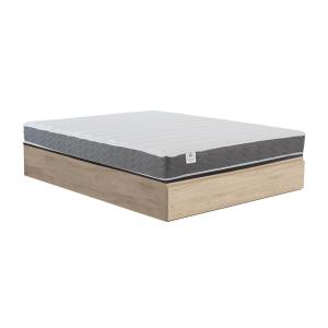 Conjunto de canapé abatible de 140 x 190 cm con cajón natur…