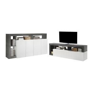 Conjunto Aparador y Mueble TV - Comedor contemporáneo SEFRO…