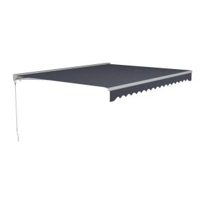 Toldo motorizado con cofre 4 x 3 m antracita - COFANA