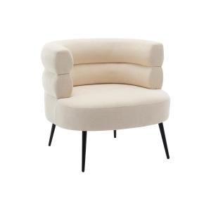 Sillón de tela beige CAMEDO